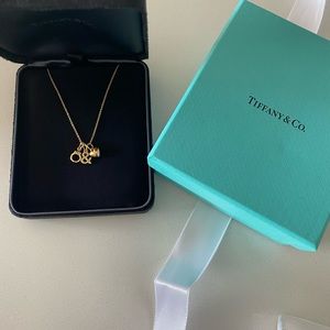 Tiffany & Love 18k Gold Necklace